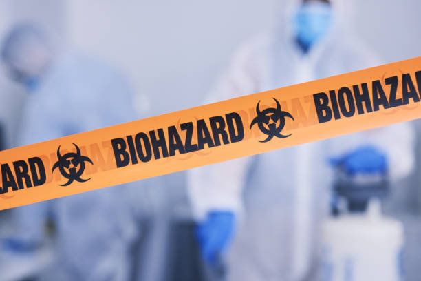 Professional Biohazard technician working in Creston, OH